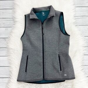 Gap Fit Gray zip up vest